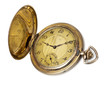 goldene Taschenuhr mit Sprungdeckel um 1900