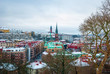 View over Gothenburg in winter, Sweden