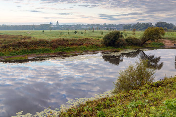 Canvas Print - Bogolyubov meadow. Russia