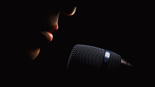 Microphone And Singer