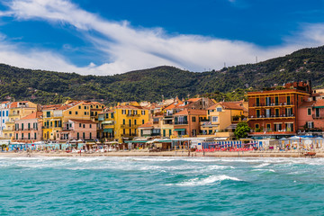 Alassio With Colorful Buildings-Alassio,Italy