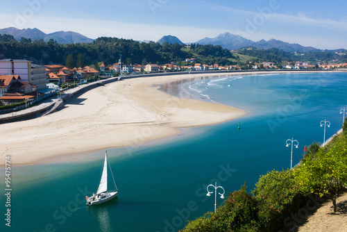 Beach of ribadesella Obraz na płótnie