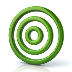 Wall Mural - Green target