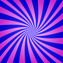 Magenta Blue Spiral Background 