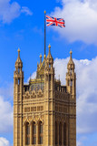 Fototapeta Big Ben - The Big Ben, the House of Parliament and the Westminster Bridge 