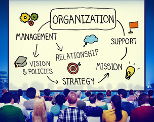 Sticker - Organization Management Team Group Company Concept