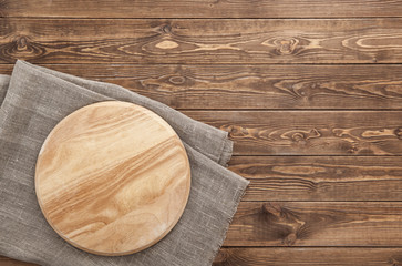 Wall Mural - cutting board on a wooden table