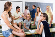 © JackF - Students communication in the classroom