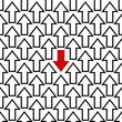 Anti trend arrow pattern