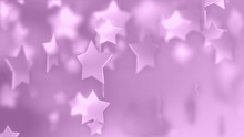 Pink Stars Background Abstract Art Award Blizzard Blurred Motion December