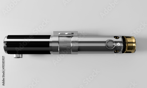 Fotografía Realistic, blue, disabled laser sword top view