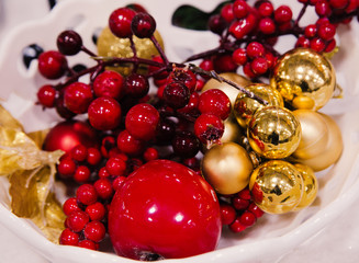 Wall Mural - Decoration on christmas table