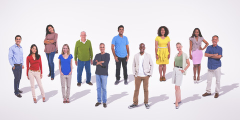 Poster - People Diversity Casual Society Group Concept