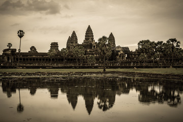 Wall Mural - Inside Angkor Wat