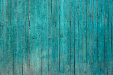  old green fence. Old sea green fence.