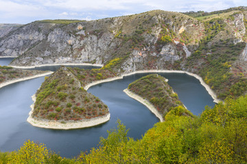 Naklejka na meble Meander of the Uvac river, Serbia