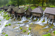 Old wooden water mills, Jajce in Bosnia and Herzegovina