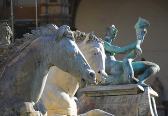 Horses from Neptune Statue, Florence