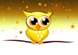 Golden Owl / Goldene Eule für Weihnachten