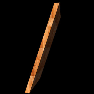 Conceptual 3D abstract wood or wooden brown font isolated
