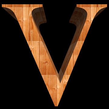Conceptual 3D abstract wood or wooden brown font isolated