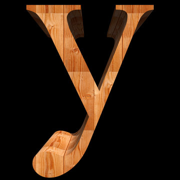 Conceptual 3D abstract wood or wooden brown font isolated