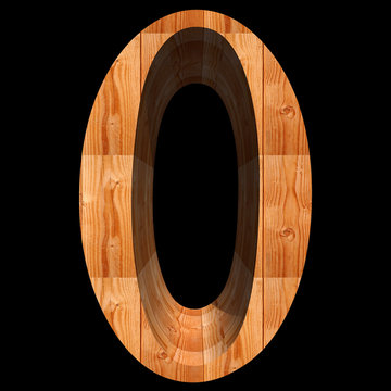 Conceptual 3D abstract wood or wooden brown font isolated