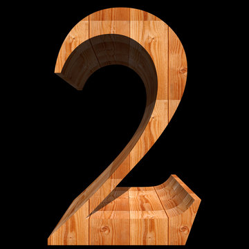 Conceptual 3D abstract wood or wooden brown font isolated