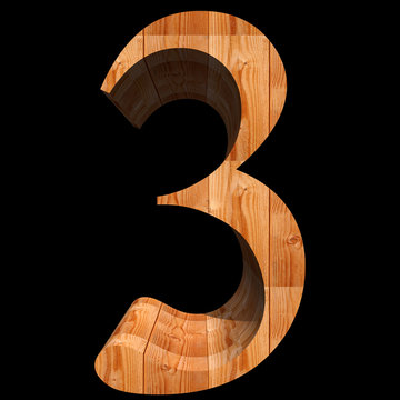 Conceptual 3D abstract wood or wooden brown font isolated