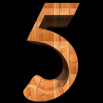 Conceptual 3D abstract wood or wooden brown font isolated
