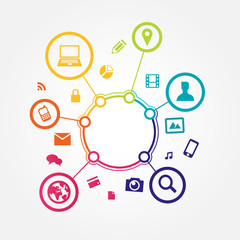 Wall Mural - internet