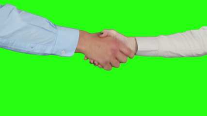 Poster - Business people handshaking