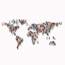 Group  People  Shape  World Map