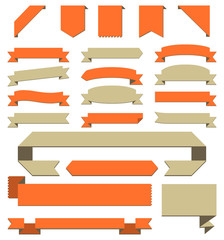 Wall Mural - banners set