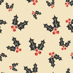 Poster - christmas seamless pattern