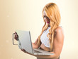 © luismolinero - Business woman with laptop