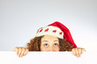 © CreativePhotography - Babbo Natale Afro che regge cornice