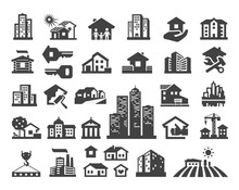 House Vector Logo Design Template. Estate Or Building Icons