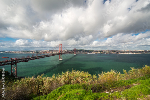 Naklejka - mata magnetyczna na lodówkę Lisbon