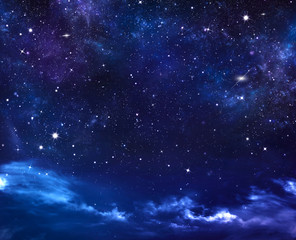 beautiful background of the night sky 