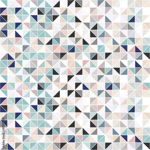 Naklejka dekoracyjna Geometric mosaic background - seamless.