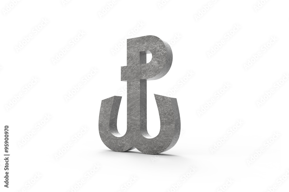 The Warsaw Uprising, 1944. An "anchor" device was used as an emblem by the Polish resistance. - obrazy, fototapety, plakaty 