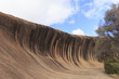 canvas print picture - Close-Up of Wave Rock Hyden Australia