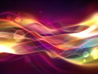 Poster - abstract bright background