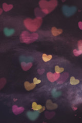 Wall Mural - valentine hearts background