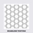 Hex stripped grid seamless pattern.