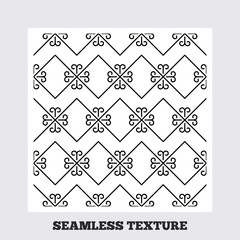 Wall Mural - ornate stripped geometric seamless pattern.