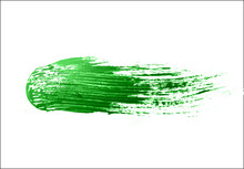 Green Brush Strokes -  Backdrop For Your Text