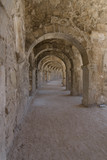 Fototapeta Na drzwi - Internal passages in the ancient Roman amphitheater of Aspendos. The province of Antalya. Mediterranean coast of Turkey.