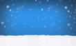 canvas print picture - Winterlicher / Weihnachtlicher Hintergrund